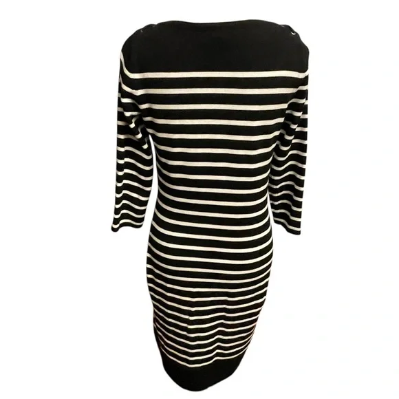 Ralph Lauren Black and White Striped Dress - Picture 3 of 7